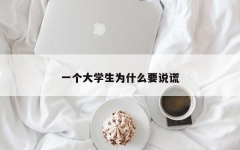 一个大学生为什么要说谎
